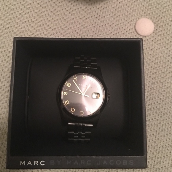 Marc Jacobs 'Henry Slim' Black Stainless Steel - Picture 3 of 3