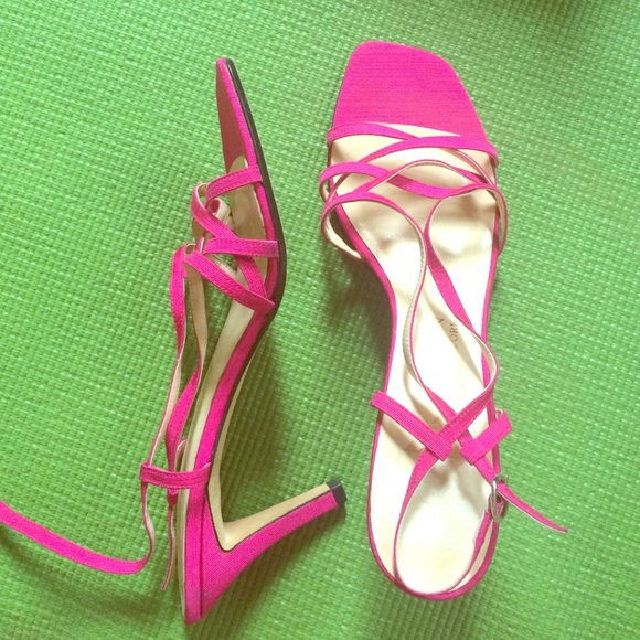 Pink Strappy heels