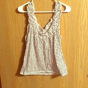 J. Crew polka dot tank