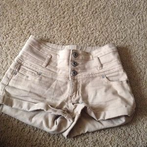 High waisted shorts