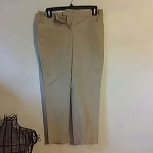 New York & company khaki Capri (2)