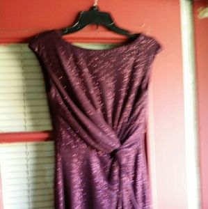 Ralph Lauren, deep plum dress!! Worn once like new