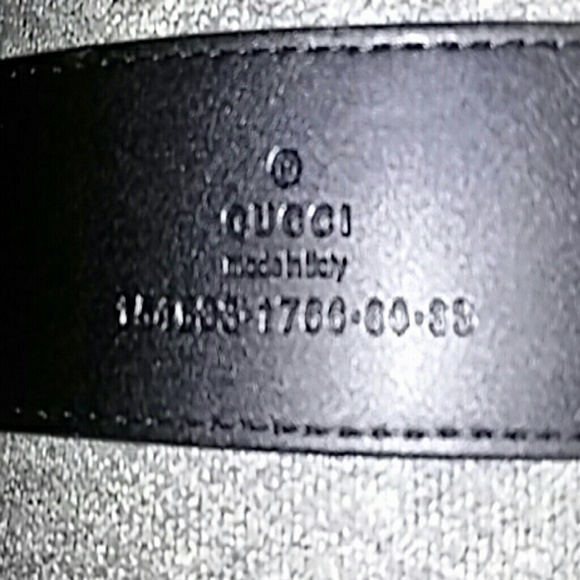 Black Gucci Belt