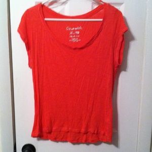 ❗️🆓 Aeropostale SS burnout Tee, coral, Jr XL