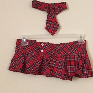 Plus size Torrid naughty school girl plaid costume