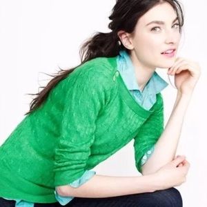 🌴SOLD🌴J. Crew Linen Boat Neck Sweater