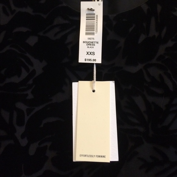 BRAND NEW silk and velvet Aritzia loose dress - Picture 3 of 4