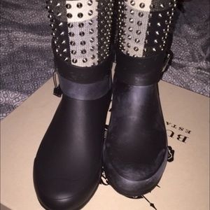 Burberry rain boots