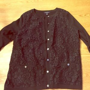 Black Lace Cardigan