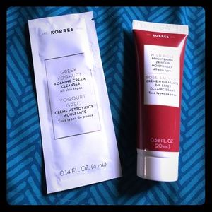 KORRES Wild Rose Moisturizer Travel Size + Sample