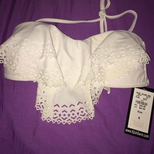 NWT Cut Out Bikini Top