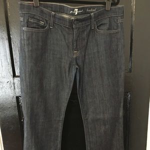 7 For All Mankind dark wash, boot cut jeans