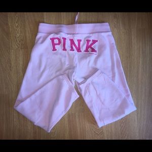 Vs pink Capri sweats