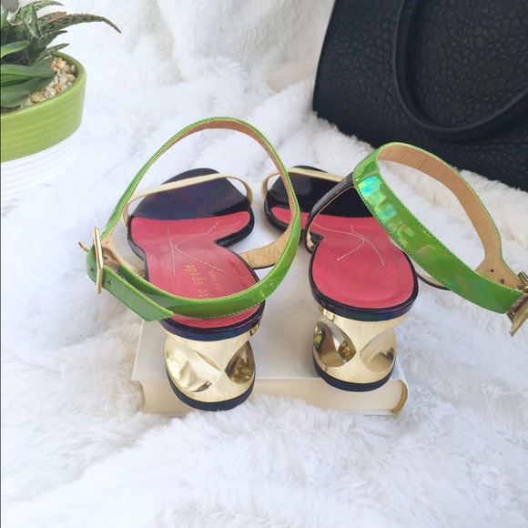 🎉SOLD 🎉 Kate Spade Pop Of Color Sandals - Picture 4 of 4