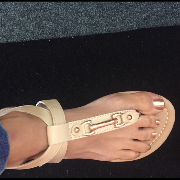 Nude sandals