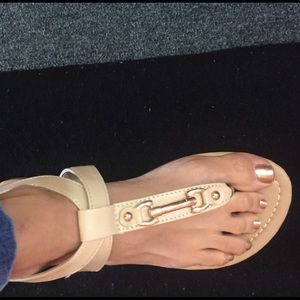 Nude sandals