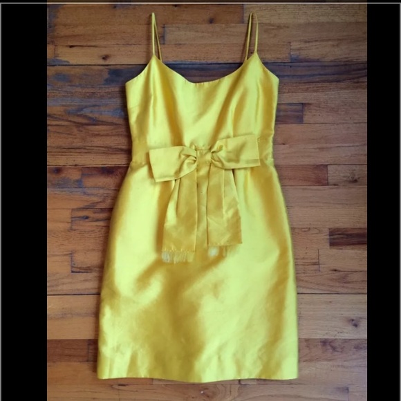 🌻SOLD🌻Kate Spade sunshine yellow bow dress🌼 - Picture 2 of 4