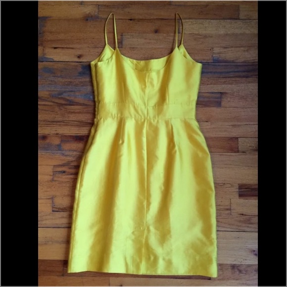 🌻SOLD🌻Kate Spade sunshine yellow bow dress🌼 - Picture 4 of 4