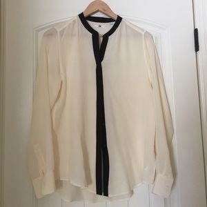 Uniqlo Cream Blouse