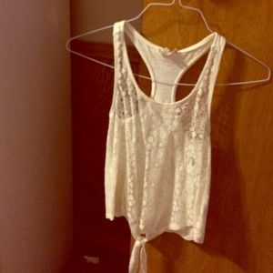 Lace tank top