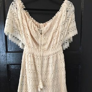 Beautiful Crochet Cream Colored Dress