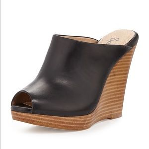 Splendid "Brooklyn" Leather wedge, Black