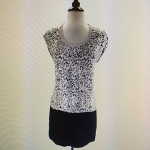 THEORY sz 6 Silk charmeuse wool skirt Gelsey dress