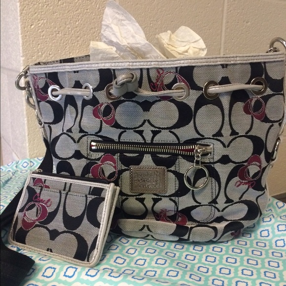 Coach cross body purse