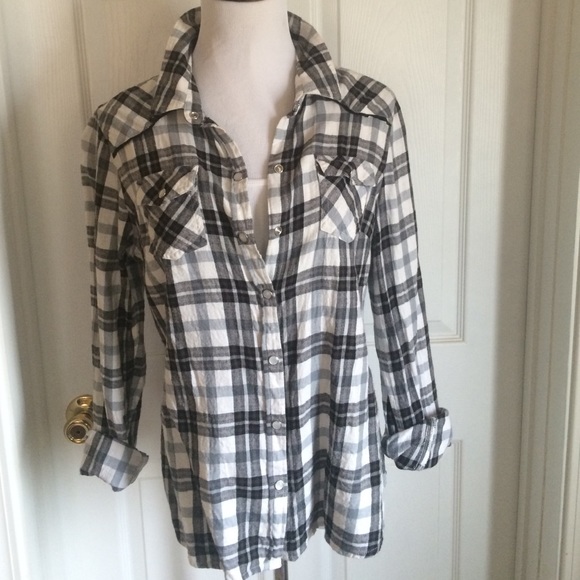 Mossimo button down flannel shirt L