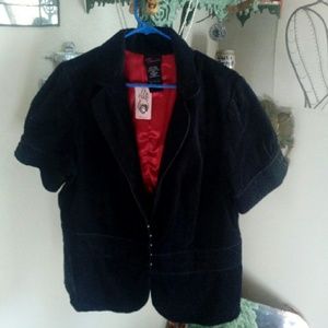 Velvet short sleeve blazer TORRID