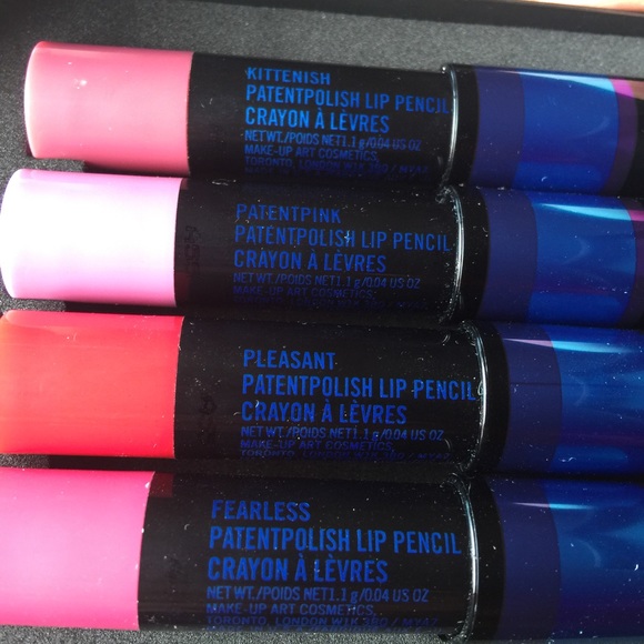 Irresistibly Charming Pink Patentpolish Lip Set