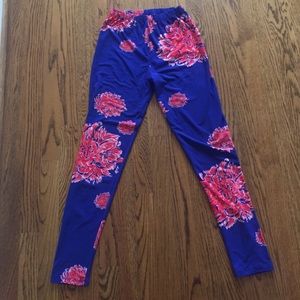 Lularoe floral leggings