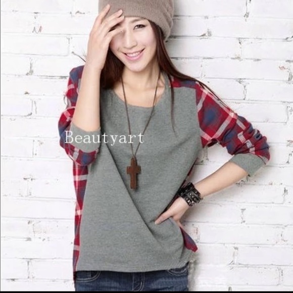 Plaid pullover! - Picture 1 of 4