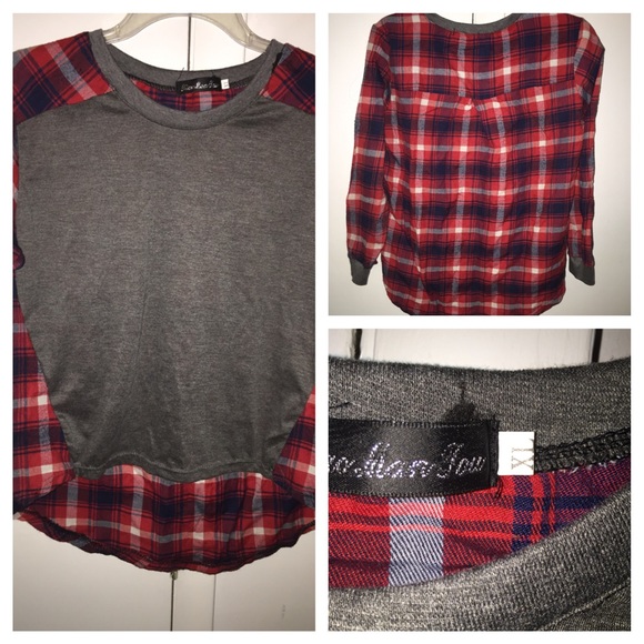 Plaid pullover! - Picture 4 of 4