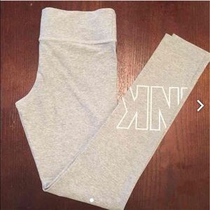 Vs PINK Gray Yoga leggings NWOT