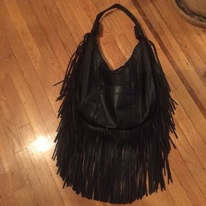 Fringe leather bag !!! AWESUM