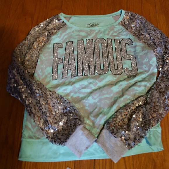 Justice size 16 sparkle tee