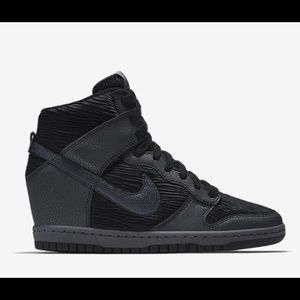 Nike Dunk Sky Hi Wedge - barely worn! Like new.