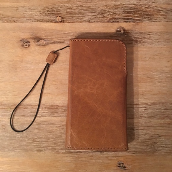Genuine leather wallet case for iPhone 6s Plus!