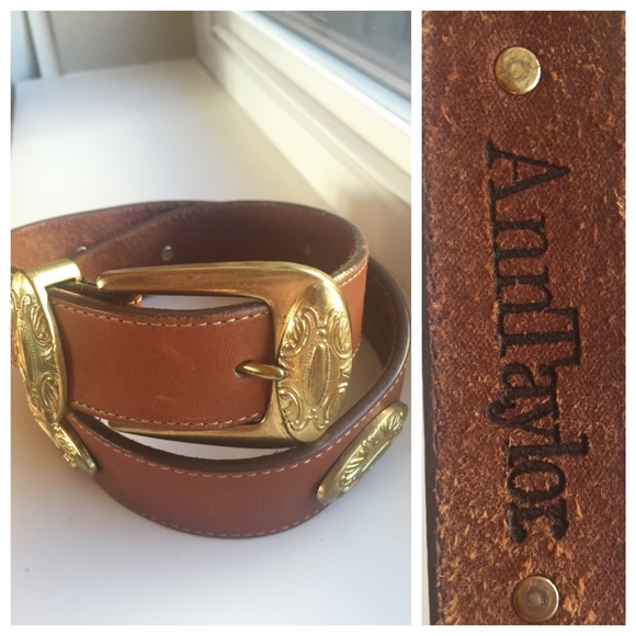 Ann Taylor Accessories - Ann Taylor Western Leather Belt