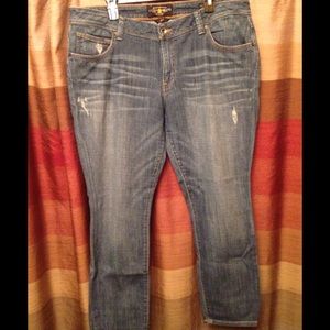 Lucky Brand "The Weekender" ankle jeans, sz 16w