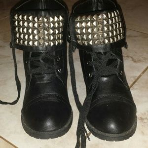 Studded boots