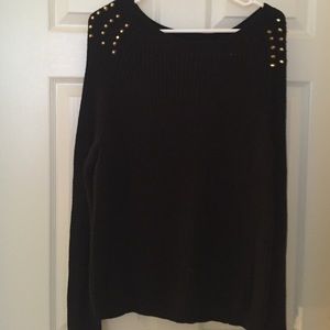 2 Express sweaters black and olive