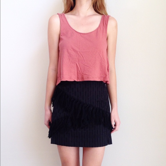 black fringe skirt - Picture 4 of 5