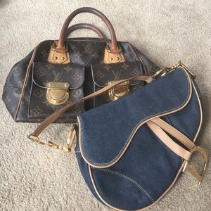Louis Vuitton and Christian Dior bundle. Used cond