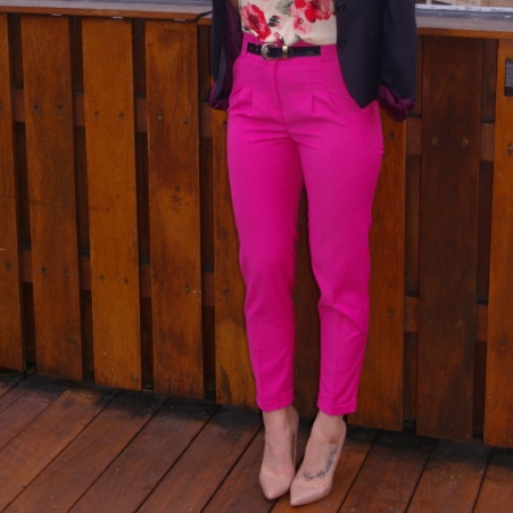 H&M pink trouser pant