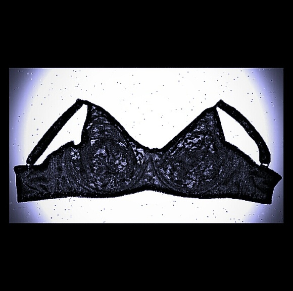 Black Lace Bra