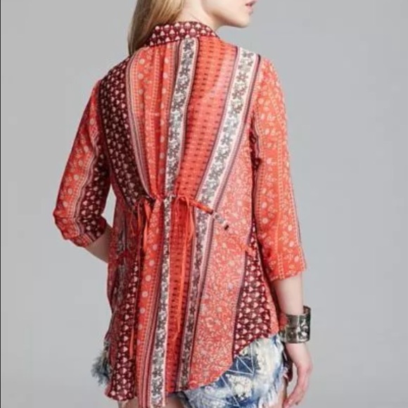 Free People Button Up Top - Picture 2 of 3