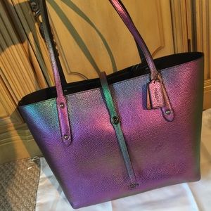 Coach Hologram Market Tote 36512