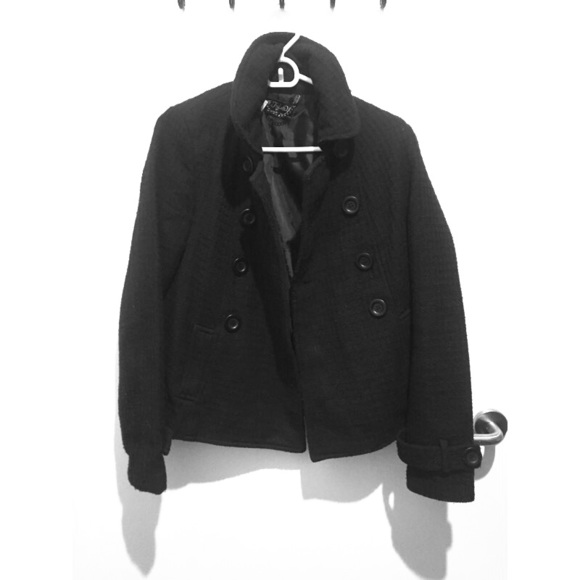 Zara cropped pea coat